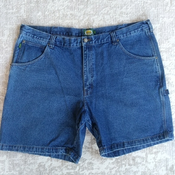 Cabela's Carpenter Cotton Jean Shorts 50 Blue - Picture 2 of 15